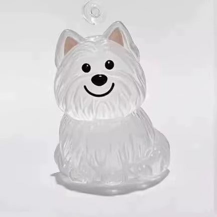 Pet Fur Memory Keychain – Mini Puppy Pendant Keepsake for Dog, Cute Figurine Memorial Gift for Pet Lovers