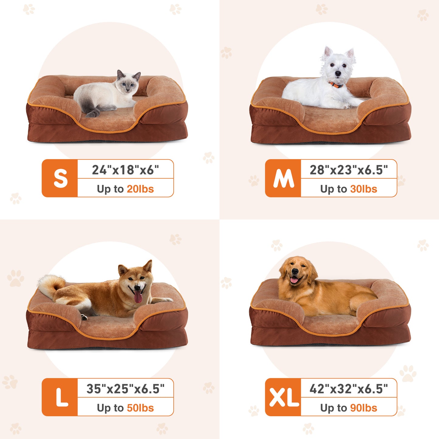 Orthopedic Dog Bed – Premium Comfort & Support | Machine-Washable Cover