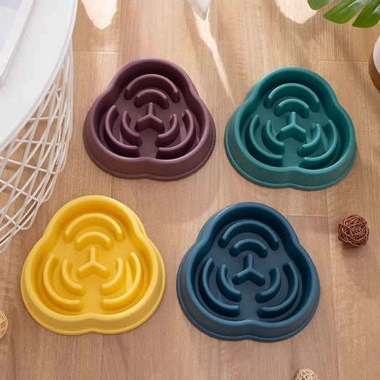Anti-Choke Slow Feeder Bowl – Improve Digestion & Reduce Anxiety for Dogs & Cats