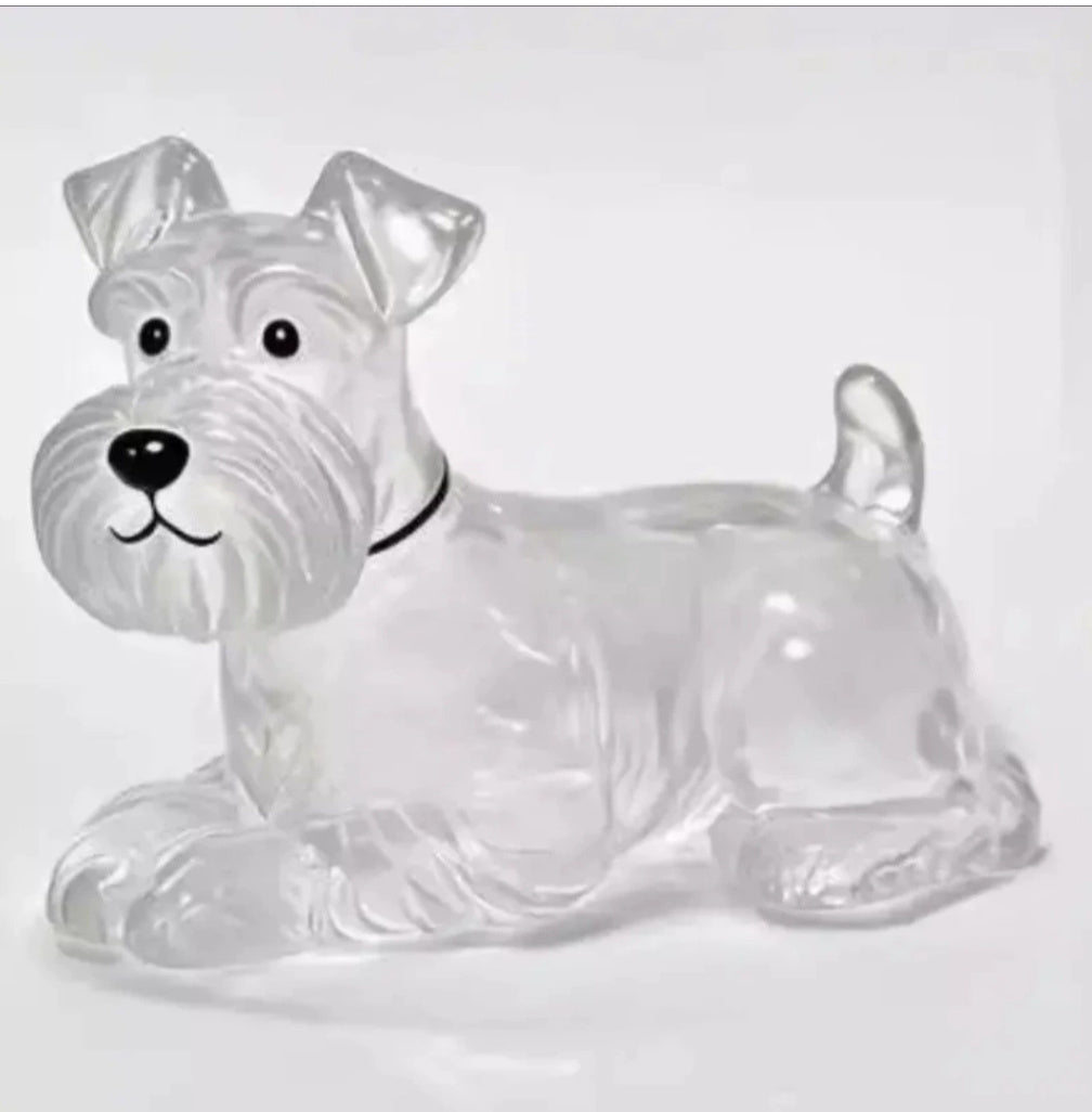 Pet Fur Memory Keychain – Mini Puppy Pendant Keepsake for Dog, Cute Figurine Memorial Gift for Pet Lovers