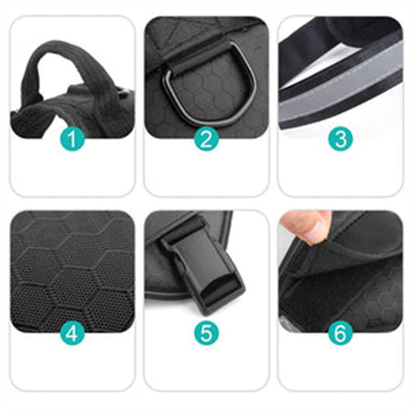 Einstein Paws Dog Vest Harness – Adjustable No-Pull Chest Harness for Small, Medium & Large Dogs