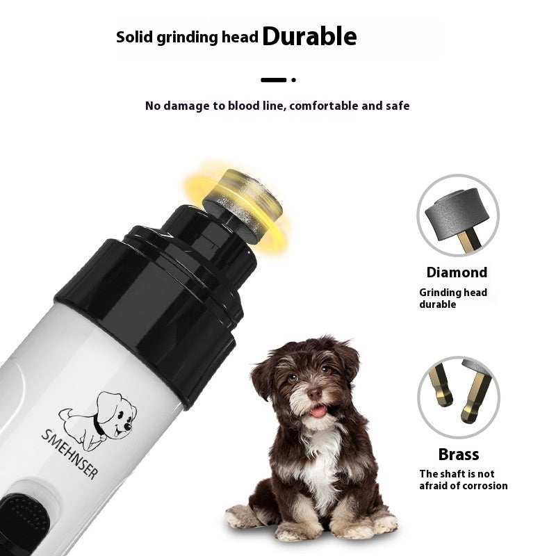 Einstein Paws LED Electric Pet Nail Scissors – Safe Dog & Cat Manicure Clipper with USB Charging
